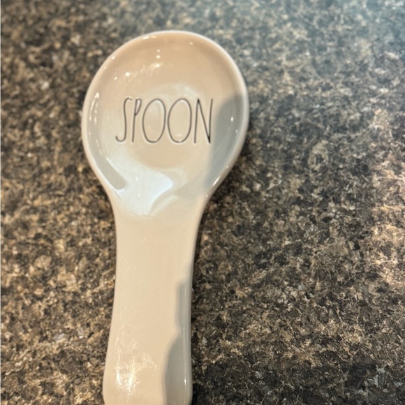 Rae Dunn Ceramic Spoon Rest - Cream - Picture 1 of 2